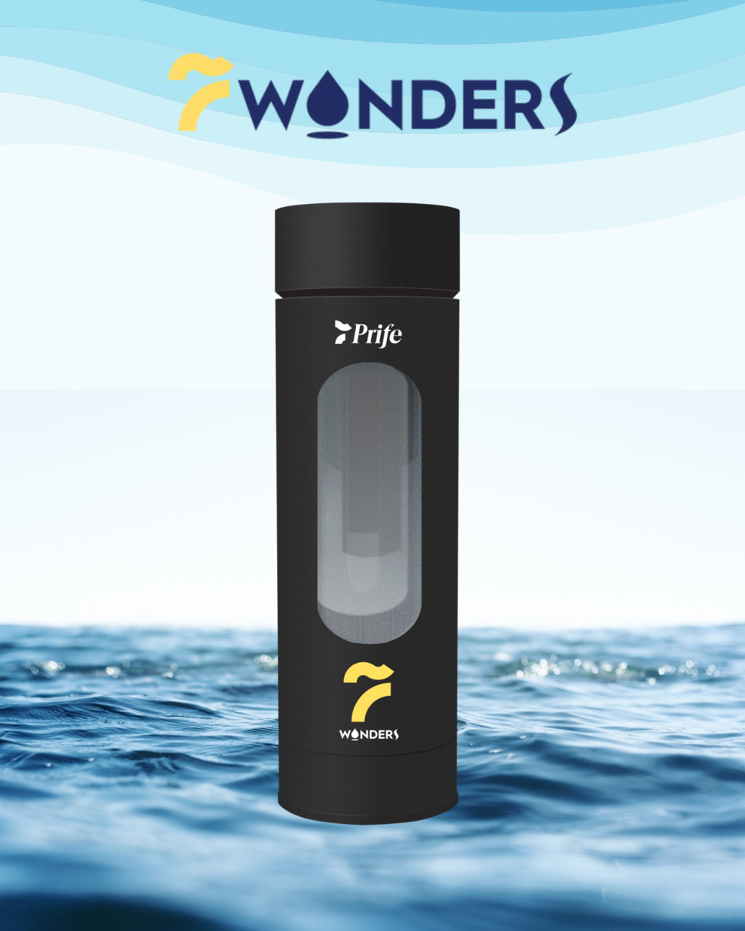 7-Wonders Water Bottle