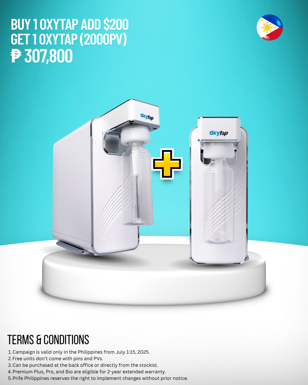 Oxytap | BUY 1 OXYTAP ADD $200 GET 1 OXYTAP FREE